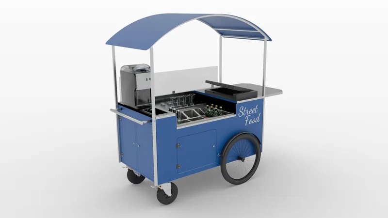 Anteprima del carrello cocktail a spinta