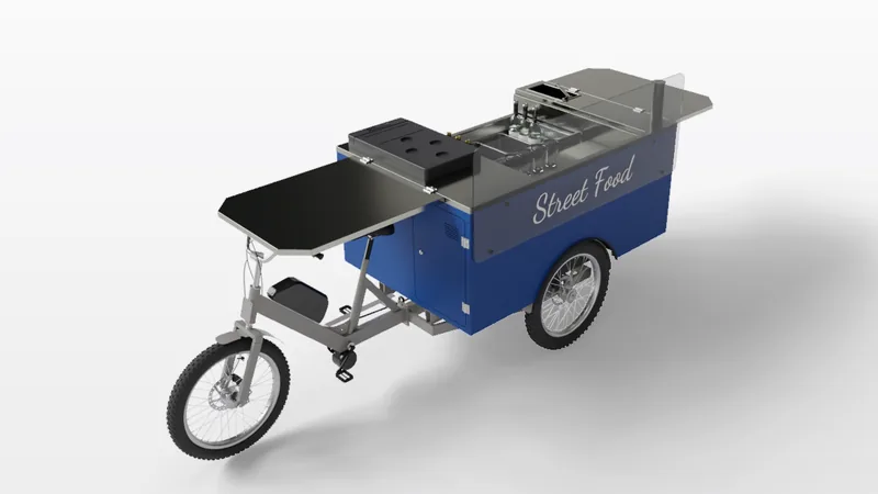 Anteprima della StreetFood Bike per cocktail e drink