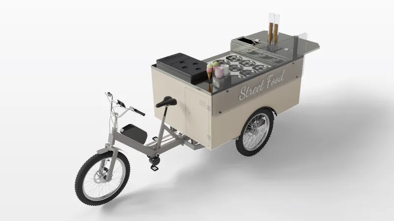 Preview of the StreetFood ice cream bike
