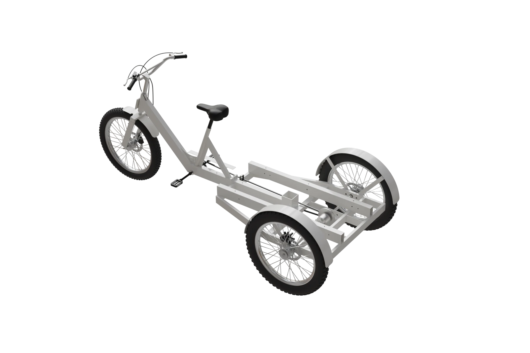 Heavy duty cargo bike frame, Italy HD by StreetFood Bike